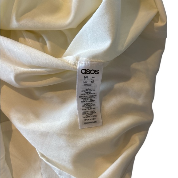 ASOS Cut Out Back Colourblock Pleated - Picture 4 of 4